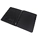 Freeprint 3 Ring Binder Portfolio with Writing Pad - PU Leather Professional Resume Padfolio Folder/Document Organizer for Interview & Business, Black