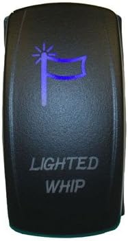 Dragonfire Racing LED Switch (Lighted Whip) (Blue)