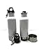 Craft Connections Stainless Steel Bottle Insulator with Opener - Pack of 2 (White-White)