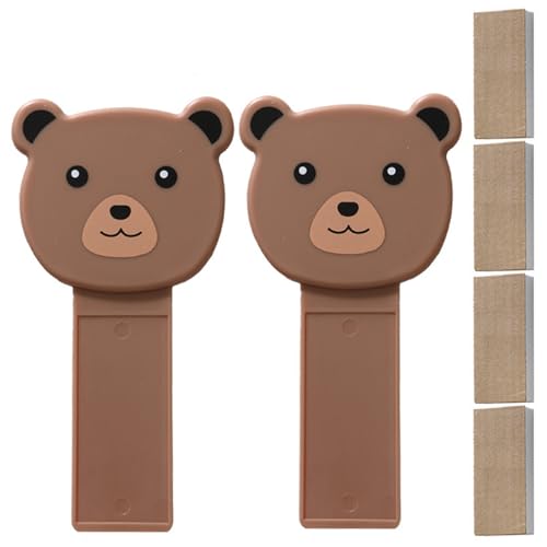Photo 1 of 2 Pack Toilet Seat & Lid Lifter - Toilet Accessories for Home, Office, Travel & Hotel (Brown)