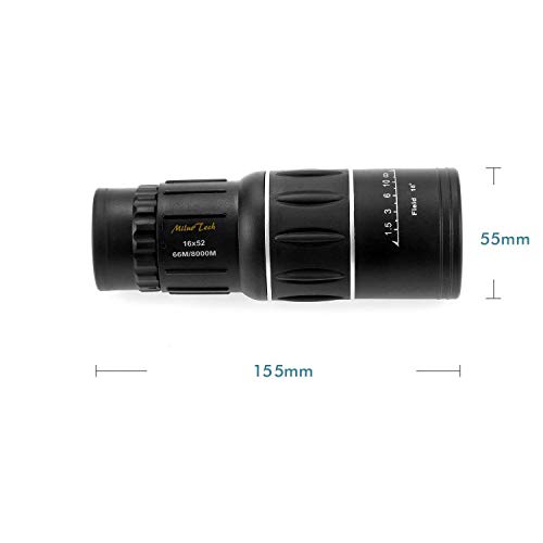 MiluoTech Monocular Telescope 16x52 Dual Focus/Monocular Scope for Hunting, Camping, Surveillance - Thumbnail 2