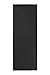 Ritz Accent Rug, 20-Inch by 60-Inch, Black