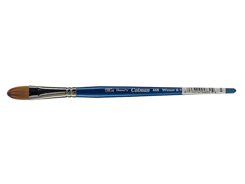 Winsor & Newton Series 668 Size 13mm Cotman Filbert Brush