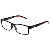 Foster Grant Ironman Men's Reading Glasses Red Black +1.50