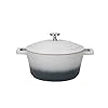 MasterClass-MCMCRD20GRY-Lightweight-Casserole-Dish-with-Lid-Induction-HobOven-Safe-Cast-Aluminium-Ombre-Grey-25-Litre20-cm MasterClass Small Casserole Dish with Lid, Lightweight Cast Aluminium, Induction Hob and Oven Safe, Grey Ombre, 2.5…