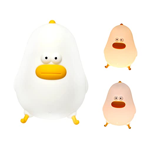 LEDHOLYT Kids Night Light, Cute Silicone Chicke Nursery Lamp for Baby and Toddler,Animal Night Light for Boys and Girls,Squishy Night Light for Bedroom and Kids Room,Kids Gift(Chicke)