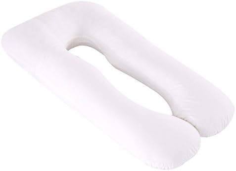Robolife Multifunctional Pregnancy Pillow for Side Sleeper Pregnant Women White