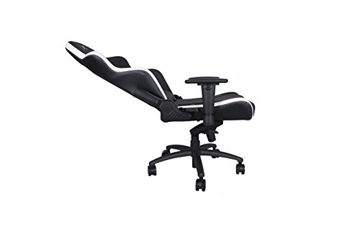 Ferrino XL White on Black Gaming and Lifestyle Chair by RapidX