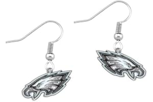 JIAFEI JOIE Designed with Earrings for Women Heart Glitter Teardrop Earrings Sports Lover Gifts, One Size, Synthetic, swirl heart earrings