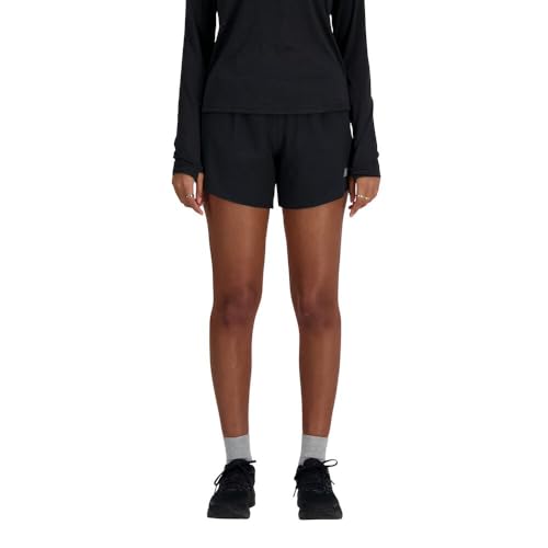New Balance Women's RC Short 5", Black, Medium at Amazon