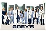 RAROFU Popular television shows Grey's anatomy Custom Zippered Pillow Cases 20x30 (Twin sides)