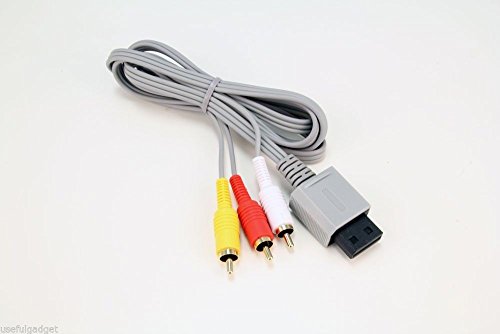 Audio Video AV Composite 3 RCA Cable for Nintendo Wii NEW US SELLER - Thumbnail 5