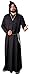 Rubie's Men's Monk Ghoul Costume Robe, Black, Standard