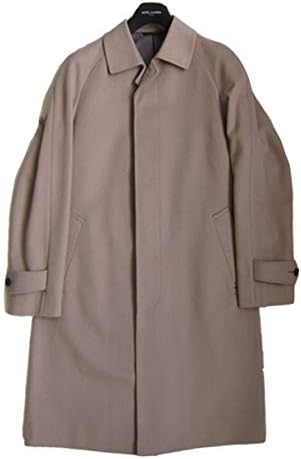 メンズコート ピュアカシミヤ ステンカラー ロングコート ピンキーベージュ 44r 46r A5 48r A6 4k