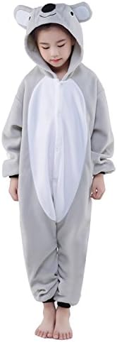 Newsiamese Kids Halloween Koala Cosplay Pajama Unisex Children Costume (95(suitable for 43.3-47.2 in. ))