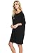 Mitto Shop Mittoshop Bamboo Fabric 3/4 Sleeve Knit Shift Dress