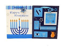 Alef Hanukkah Candles Paper Gift Bag 12pk