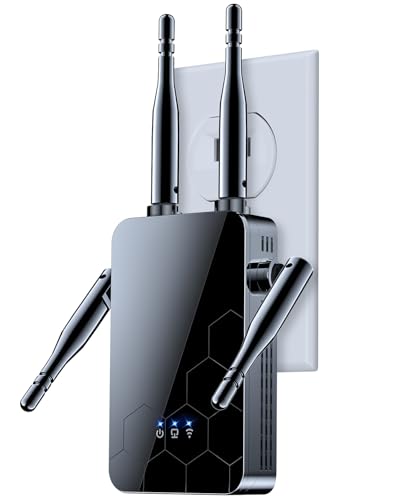 Photo 1 of 2025 WiFi Extender Internet Booster, Long Range Repeater Wireless Routers Amplifier, Mesh Wi-Fi 80% Faster, Broader Than Ever, Support More Network Devices at Home, 1 Tap Setup