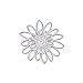 LIGONG 6 Pieces DIY Cutting Dies Flowers Leaf Metal Embossing Stencil for Album Scrapbooking Paper Card Art Craft