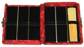 6-Reed Doublesided Tenor Sax/Bass Clarinet Reed Case Silk