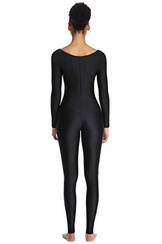 OVIGILY Women's Long Sleeve Unitard Dance Costume Spandex Full Body Suits