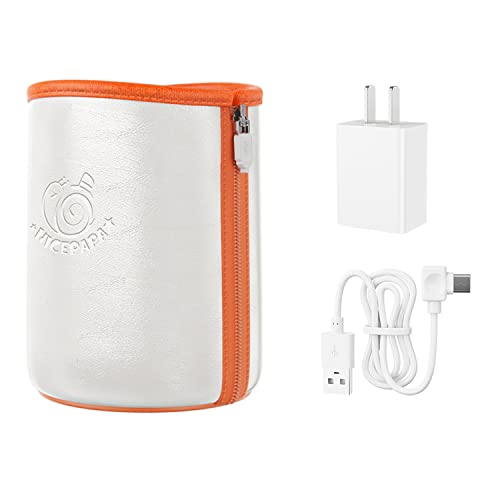NICE PAPA Portable Bottle Warmer, Travel Bottle Warmer for 911oz, USB