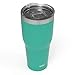 Zak Designs Double Wall Stainless Steel Vacuum Insulated Tumbler with Slide Lid and Splash-Proof Design Metal Water Bottle is Perfect for Outdoor Activity (30oz, Tropic, 18/8, BPA-Free)