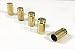 Hollow-Point Gear Bullet Tire Caps for Jeeps - Set of 5 Recycled Brass .40 Caliber Once-Fired Bullet Casing - Car, Bike, Motorcycle, Truck, ATV Replacement Tire Valve Caps. Gift for Military