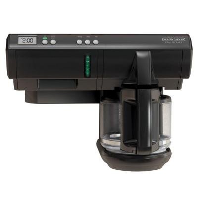BLACK+DECKER SCM1000BD Space 12-Cup Programmable Coffee Maker, Black