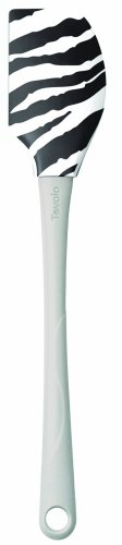 Tovolo Spatulart Zebra Spatula, Easy Mixing And Flipping, Heat Resistant, Dishwasher Safe