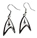 Star Trek Original Series COMMAND Symbol French Wire EARRINGS