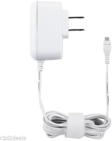 Shira TMAc Power Adapter Charger for Infant Optics DXR-8 DXR8 Baby Monitor/Parent Unit. White USB Style Plug.