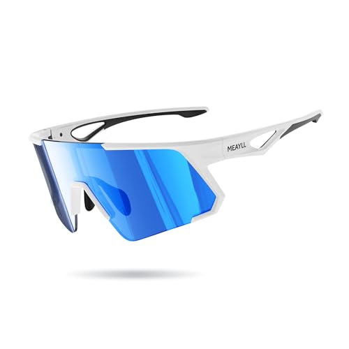Cycling Glasses Men Quick Glasses Women UV400 Sunglasses Protective Glasses TR90 Frame with Adjustable Nose Wings & Temple MTB Sports Glasses Running Glasses Sunglasses for Bicycle Fishing Ebike