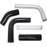 Universal Silicone and Aluminum Radiator Hose Kit, 1-3/4 Inch ID Hose Set | Includes straight, 45&deg;, 90&deg;, and 105&deg; silicone hoses for multiple routing and installation configurations