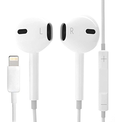 Apple EarPods Lightning Connector, Lightning Earbuds for iPhone 7, 7 Plus, iPad,...