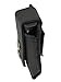 New Barsony Black Leather Single Magazine Pouch for Mini/Small 22 25 380