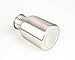 Douper Single Wall Stainless Steel Water Bottle Jar Eco-Friendly Wide Mouth 12floz Capacity Brushed Metal Silver