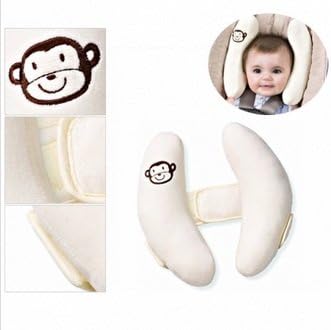 Baby Kid Head Neck Support Baby Car Seat Pillow Trolleys Adjustable Child Neck Care