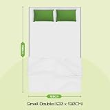 Starlight Beds Small Double Mattress with Springs & Memory Foam Grey Zig Zag view 4