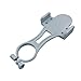 MagiDeal Universal Karaoke Cell Phone Clip Holder Handheld Wireless Microphones Mic Stand for iPhone Samsung White