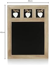 com-four Memo Board Chalk Board 40x30cm Decorative Grey Kitchen Accessory view 6