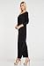 Annabelle Women's Long Sleeve Comfy Harem Jumpsuit Romper With Pockets Black X-Large J8002