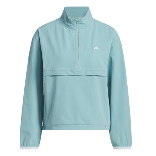 adidas Women's Go-To Quarter-Zip Jacket, Mint Tone, XX-Large