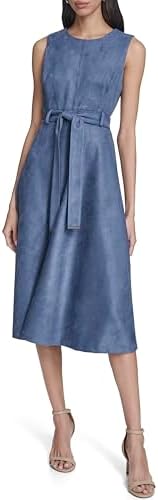 calvin klein blue tweed dress Calvin Klein Women's Tweed Short-Sleeve Sheath Mini Dress - Serene Multi