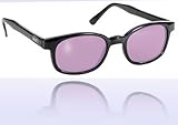 X KD's Sunglasses Purple Lens Motorcycle Sunglasses Large Size UV400