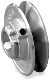 3.25" x 1/2" Single Groove Fixed Bore Variable Pitch Die Cast Pulley