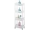 ABOVE EDGE 4-Tiered Plastic Storage Basket Shelves