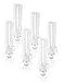 Circle (6 Pack) PLT-26W 841, 4 Pin GX24q-3, 26 Watt Triple Tube, Compact Fluorescent Light Bulb