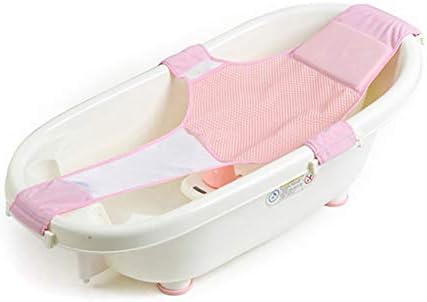 Wilove Newborn Baby Bath Seat Support Net Bathtub Sling Shower Mesh Bathing Cradle Rings for Tub