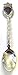 Alabama State Souvenir Collectible Twist Spoon 5